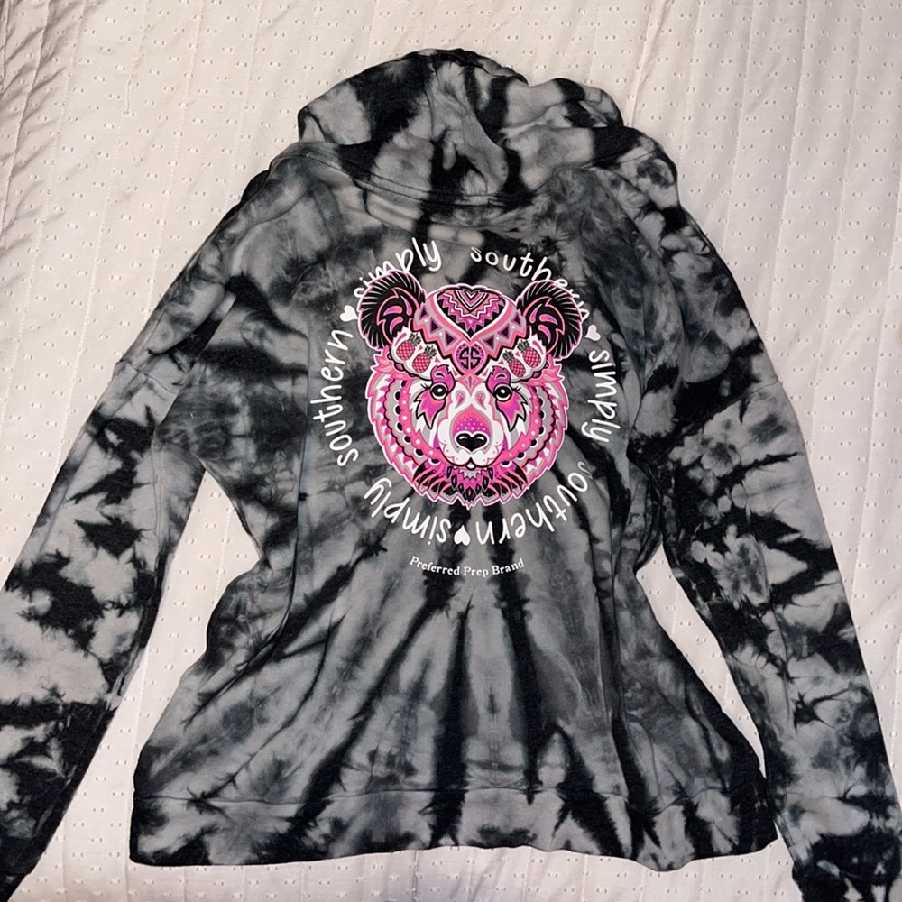 Simply Southern Signature M Tie-Dye Hoodie